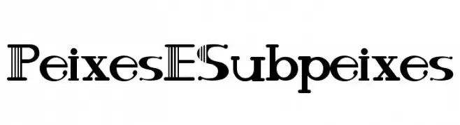 PeixesESubpeixes  Fuentes Gratis Descargar