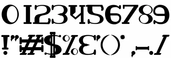 PeixesESubpeixes Font OTHER CHARS