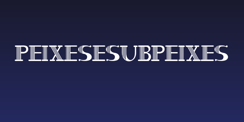 PeixesESubpeixes Social Header