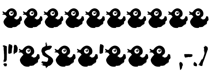 Peking Duck DEMO Regular Font OTHER CHARS