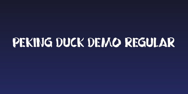 Peking Duck DEMO Regular Social Header