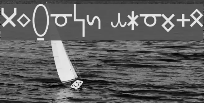 Pekrif Normal Font examples