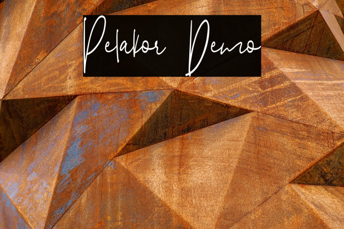 Pelakor Demo Font examples