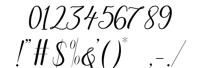 Pelana Font OTHER CHARS