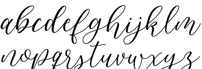 Pelana Font LOWERCASE