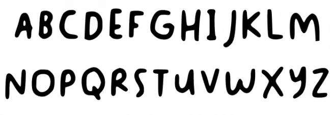 Pelangi Regular Schriftart Groß