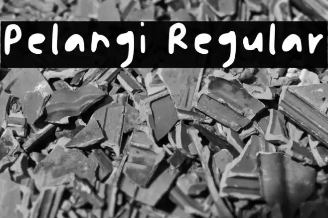 Pelangi Regular Font examples