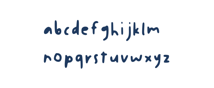 Pelangi Regular Lowercase