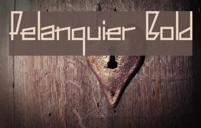 Pelanquier Bold Example 1