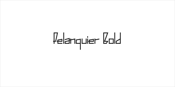 Pelanquier Bold Logo