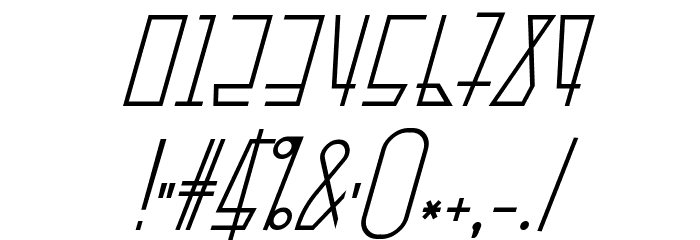 Pelanquier Italic Font OTHER CHARS