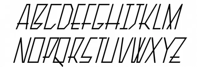 Pelanquier Italic Schriftart Groß