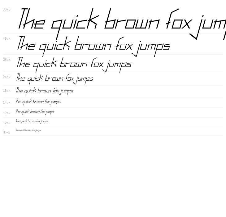 Pelanquier Italic Waterfall