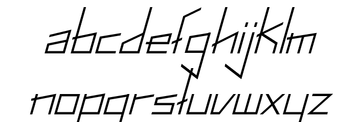 Pelanquier Italic Font LOWERCASE