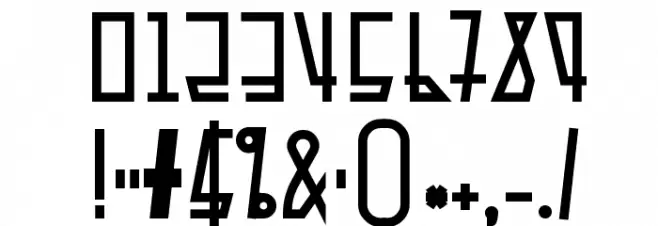 PelanquierBlack Font OTHER CHARS