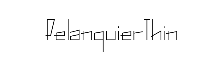 PelanquierThin  font caratteri gratis