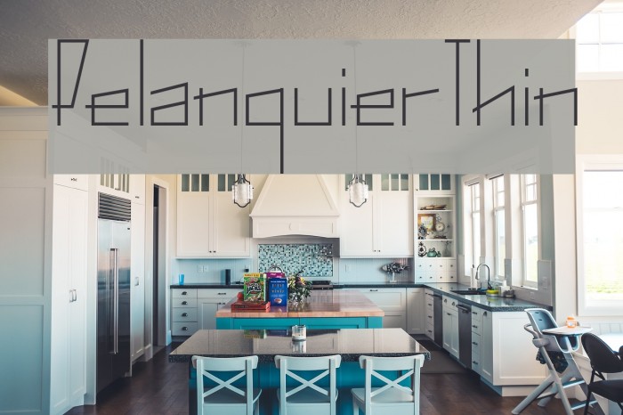 PelanquierThin Font examples