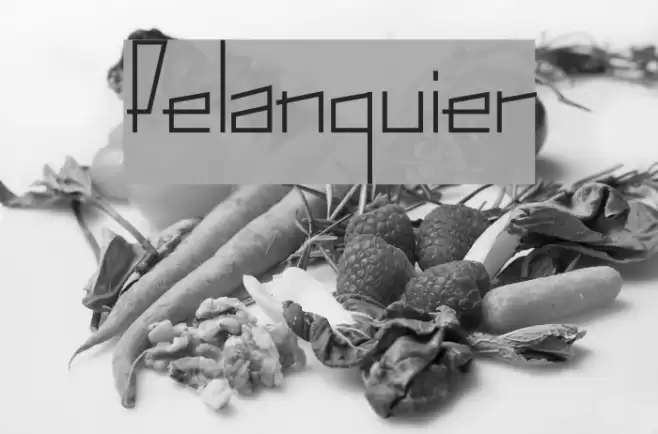 Pelanquier Font examples