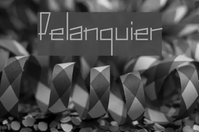 Pelanquier Font examples