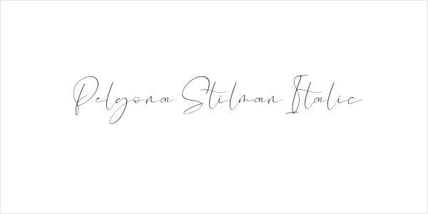 Pelgona Stilman Italic Logo