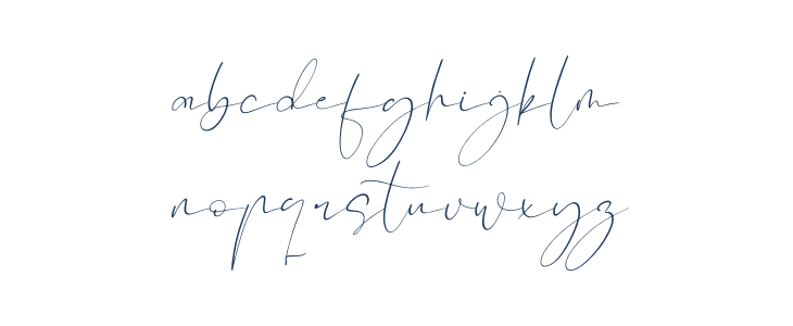 Pelgona Stilman Italic Lowercase