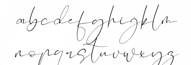 Pelgona Stilman Italic फ़ॉन्ट लोअरकेस