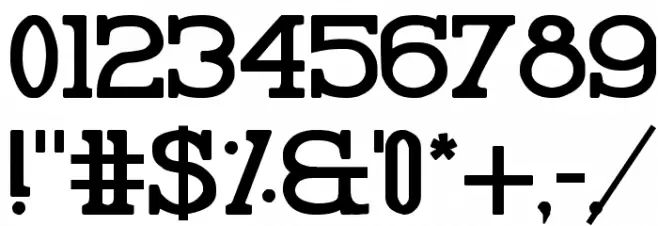 Pelida Bold Font OTHER CHARS