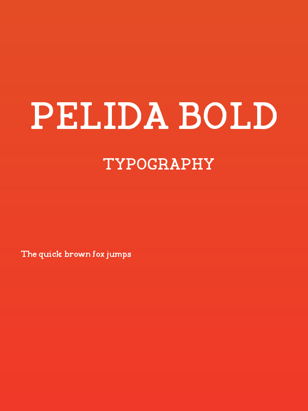Pelida Bold Poster