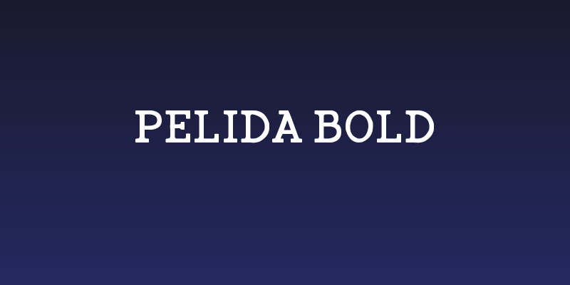 Pelida Bold Social Header