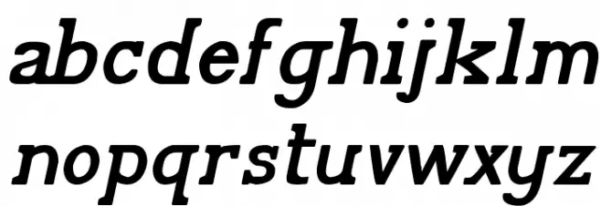 Pelida Italic Bold Шрифта строчной