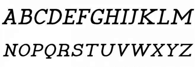 Pelida Italic Schriftart Groß