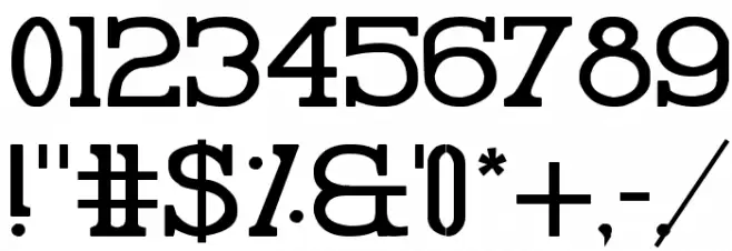 Pelida Regular Font OTHER CHARS