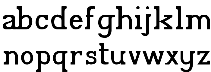 Pelida Regular Font LOWERCASE