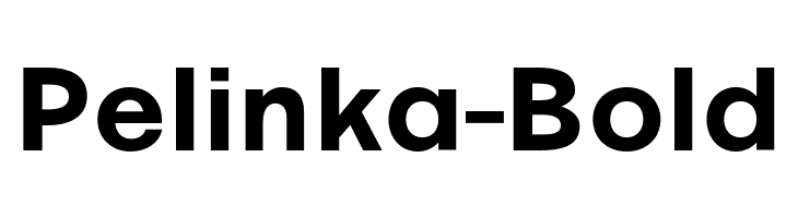 Pelinka-Bold  les polices de caractères gratuit tlcharger