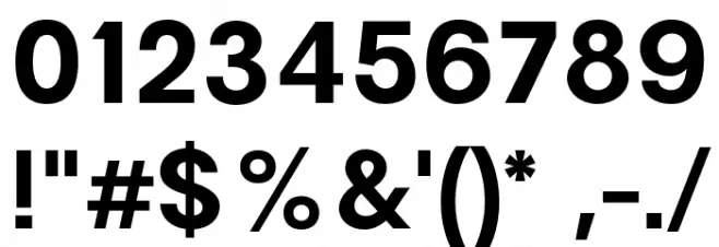 Pelinka-Bold Font OTHER CHARS