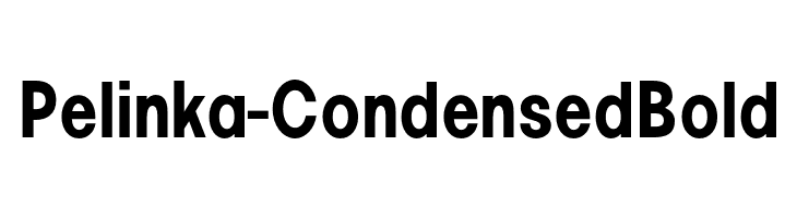 Pelinka-CondensedBold  नि: शुल्क फ़ॉन्ट्स डाउनलोड