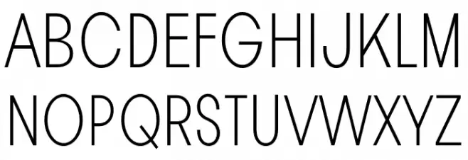 Pelinka-CondensedExtraLight フォント 大文字