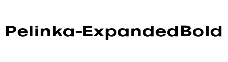 Pelinka-ExpandedBold  Frei Schriftart Herunterladen