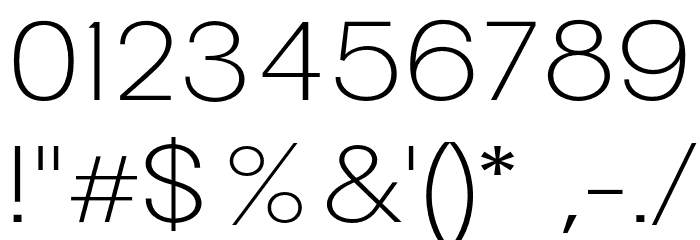 Pelinka-ExpandedExtraLight Font OTHER CHARS