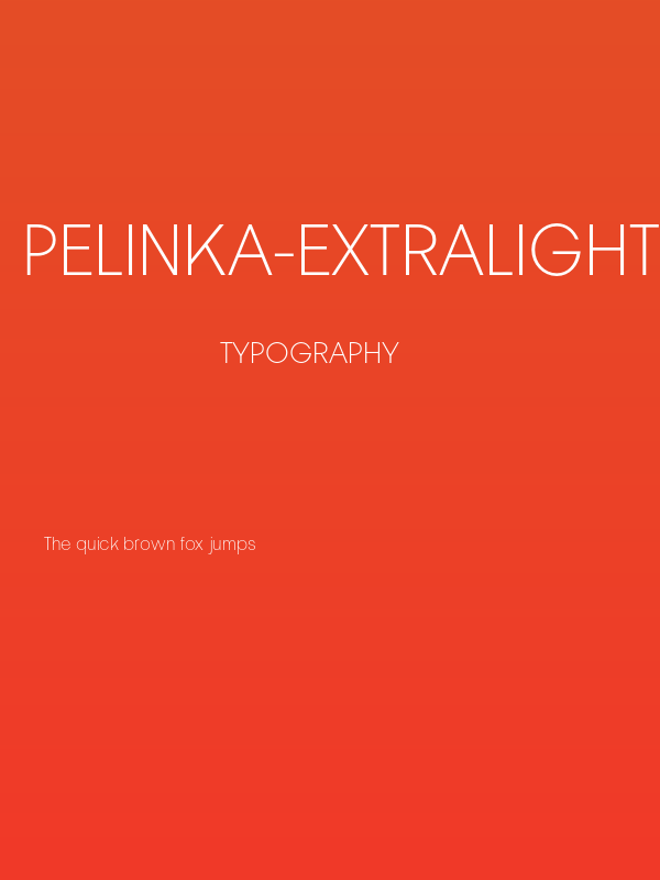 Pelinka-ExtraLight Poster