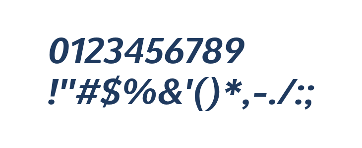 PelitaGrandeStd-BoldItalic Other Characters