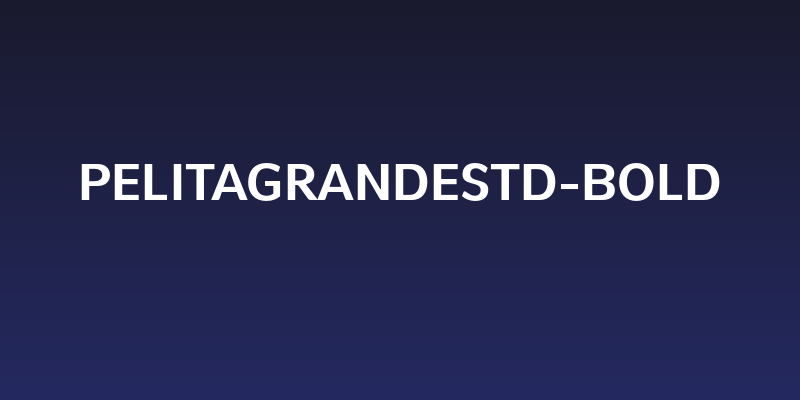 PelitaGrandeStd-Bold Social Header