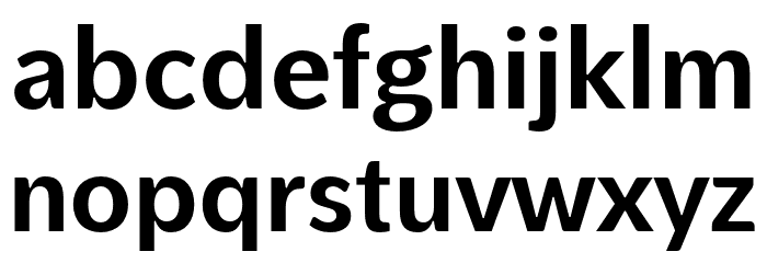 PelitaGrandeStd-Bold Font LOWERCASE