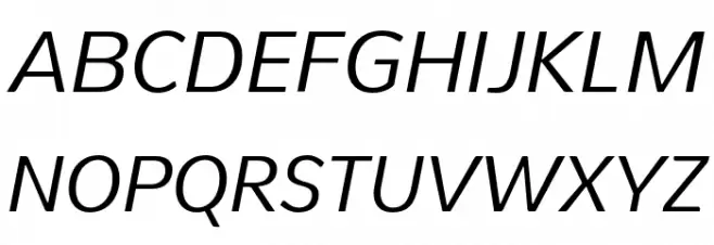 PelitaGrandeStd-Italic Schriftart Groß