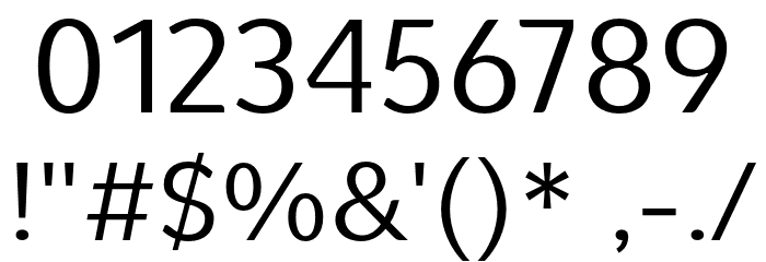 PelitaGrandeStd-Regular Font OTHER CHARS