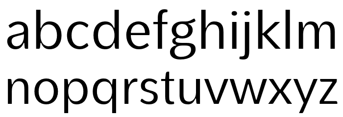 PelitaGrandeStd-Regular Font LOWERCASE