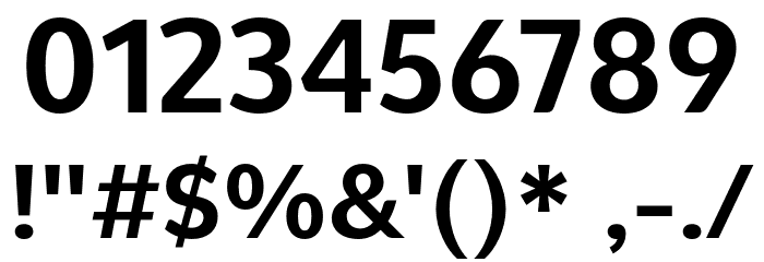 PelitaStd-Bold Font OTHER CHARS