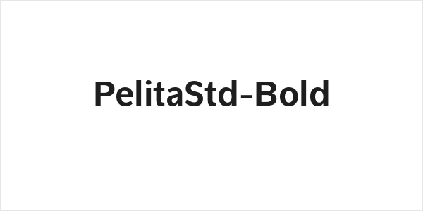 PelitaStd-Bold Logo