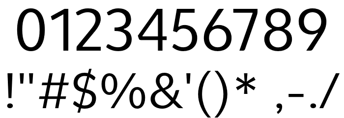 PelitaStd-Regular Font OTHER CHARS