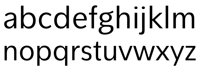 PelitaStd-Regular Font LOWERCASE